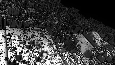 Bites Of Light Wall Vj Loop Video stock 80089561