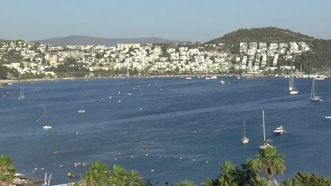 Bitez Bay Bodrum Turkey Stock Footage 96125739