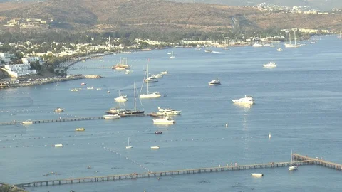 Bitez Bodrum Turkey Stock Footage 113013274