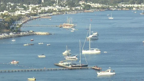 Bitez Bodrum Turkey Sea View Stock Footage 113281649