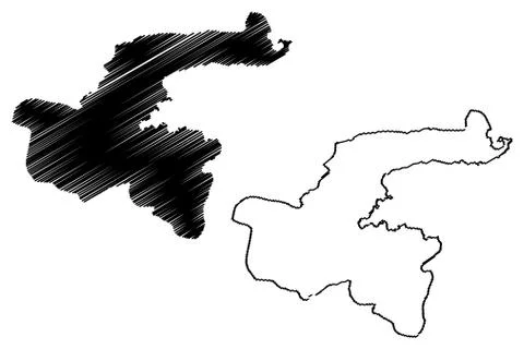 Bitlis map vector.... Stock Illustration