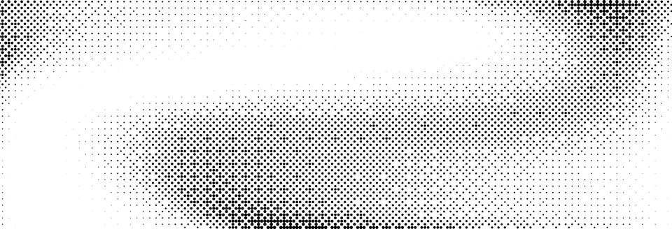 Bitmap grunge gradient texture. Black and white pixelated dither pattern Stock Illustration