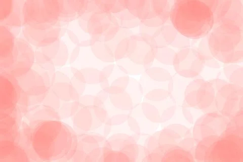 Bitmap illustration with chaotic pink circles Stock Illustration