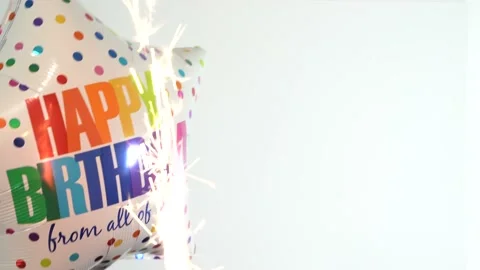 Bitrthday celebration Video stock 166498873