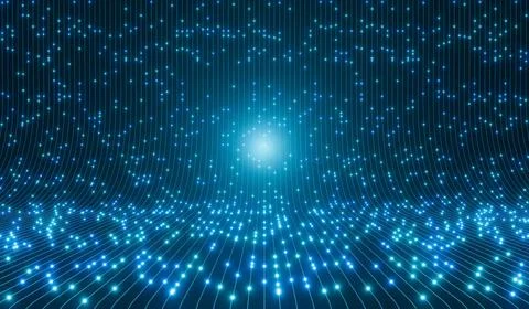  Bits and byte, virtual reality, digital connection, data transfer. Bits a... 스톡 사진