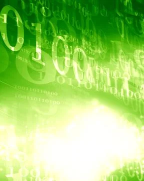 Bits and bytes Stock Illustration