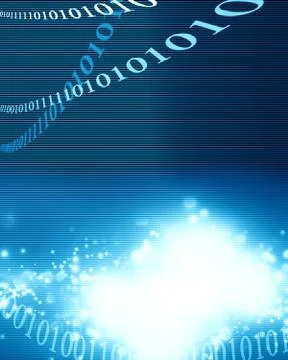 Bits and bytes Stock Illustration