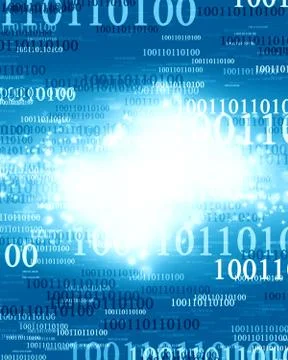 Bits and bytes Stock Illustration