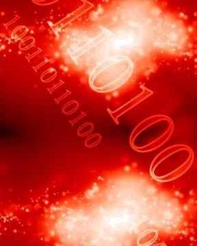 Bits and bytes Stock Illustration