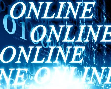 Bits and bytes 스톡 일러스트