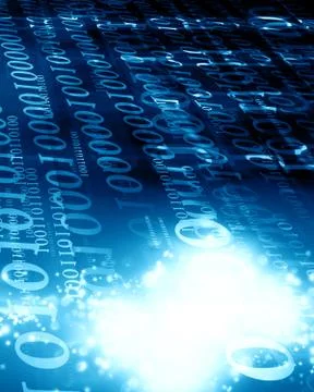 Bits and bytes Stock Illustration