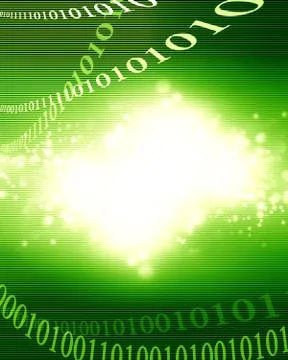 Bits and bytes Stock Illustration