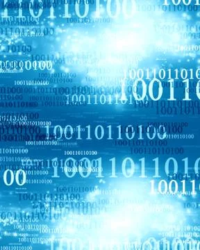 Bits and bytes Stock Illustration