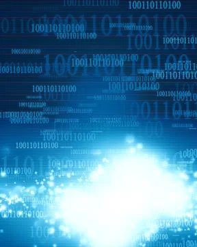 Bits and bytes Stock Illustration