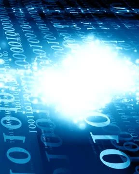 Bits and bytes Stock Illustration