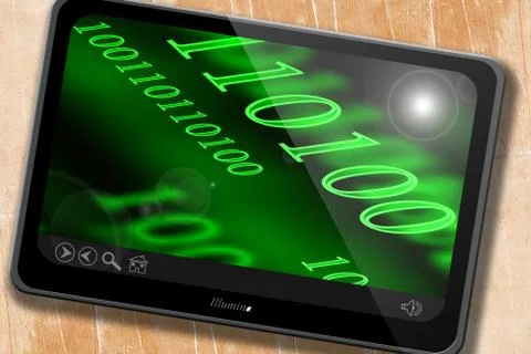 Bits and bytes Stock Illustration