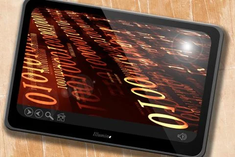 Bits and bytes 스톡 일러스트