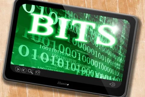Bits and bytes 스톡 일러스트