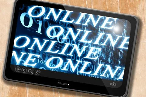 Bits and bytes 스톡 일러스트