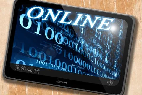 Bits and bytes 스톡 일러스트