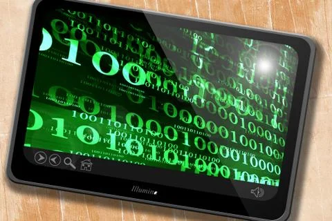 Bits and bytes 스톡 일러스트