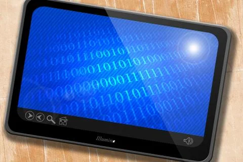 Bits and bytes 스톡 일러스트