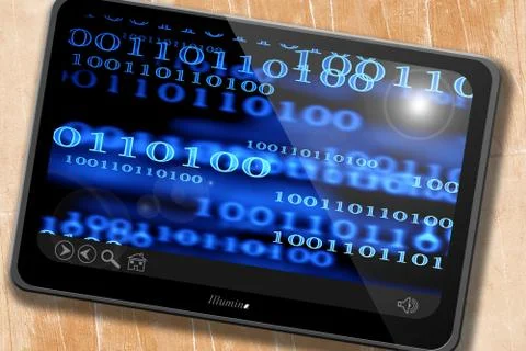 Bits and bytes 스톡 일러스트