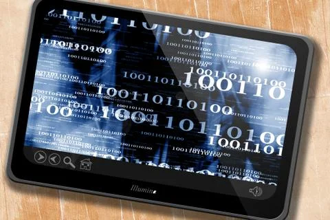 Bits and bytes 스톡 일러스트