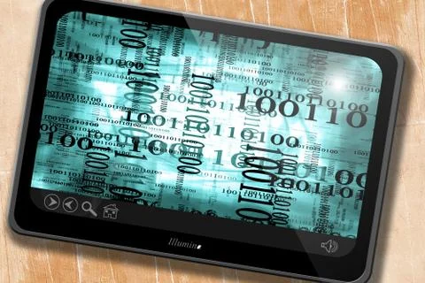 Bits and bytes 스톡 일러스트