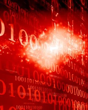 Bits and bytes Stock Illustration