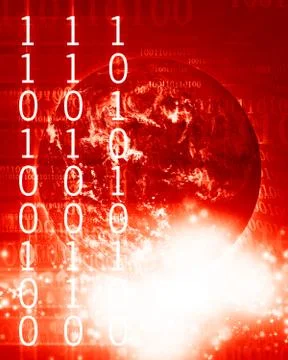 Bits and bytes Stock Illustration