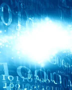 Bits and bytes Stock Illustration