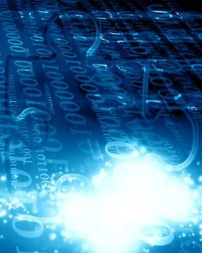 Bits and bytes Stock Illustration