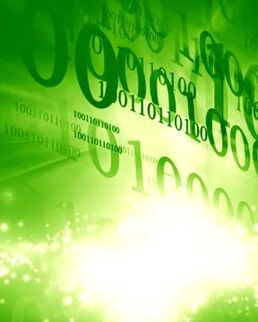 Bits and bytes Stock Illustration