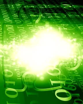 Bits and bytes Stock Illustration