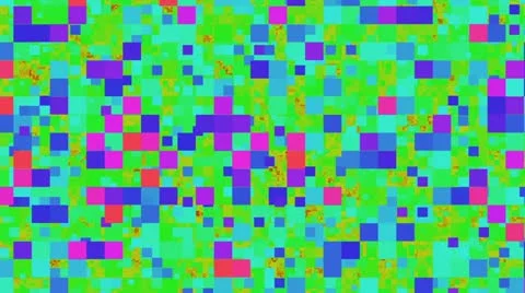 Bits and Pixels Neon Stock Footage 11700913