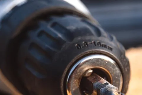 Bits screwdriver close-up Stock Photos