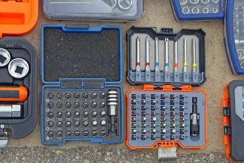 Bits sets box Foto stock