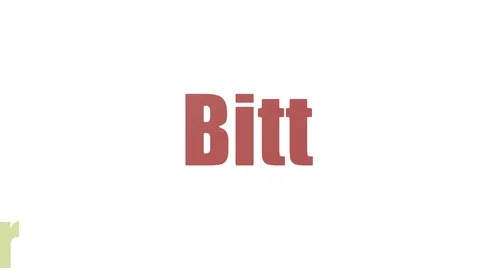 Bitt Wordcloud Animated Isolated On White Stock Footage 107236593