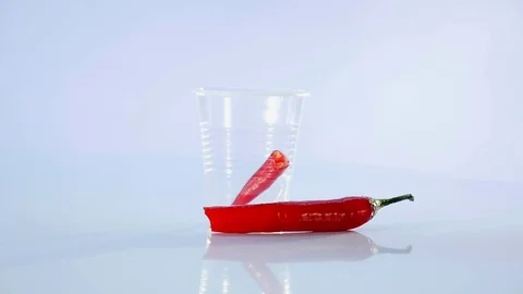 Bitter cayenne is in water Video stock 78751751