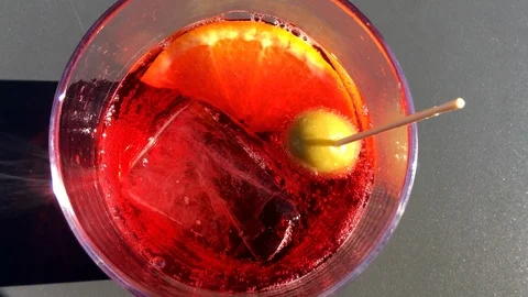 Bitter cocktail Stock Footage 93247060