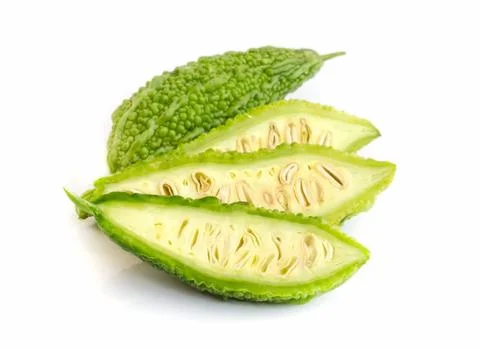 Bitter gourd. Stock Photos