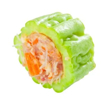 Bitter melon with meat Stock Photos