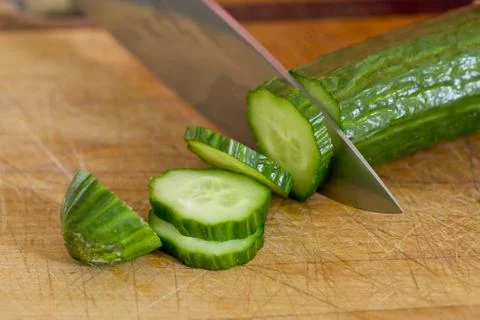 Bitter melon slices Stock Photos