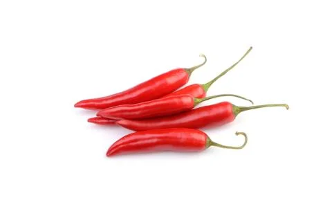 Bitter pepper on a white background Foto stock