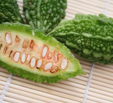 Bittermelonen Stock Photos