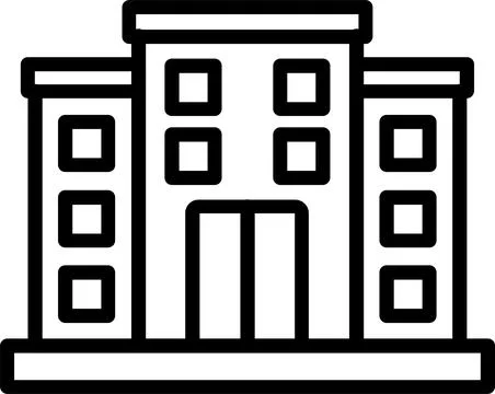 Biuilding Line Icon Design Stock Illustration