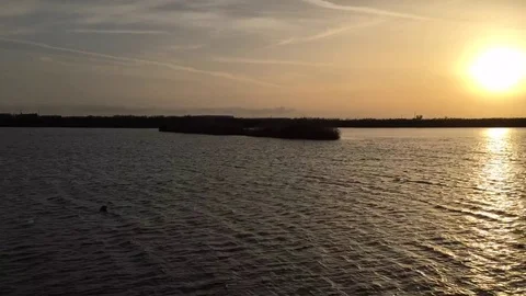 Biviere Lake Stock Footage
