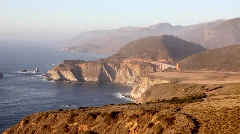 The Bixby Bridge at Dusk Video stock 33734960