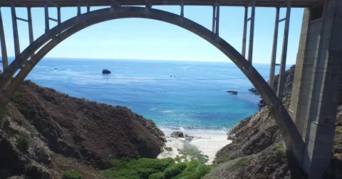 Bixby Bridge Elevator Stock Footage 63608577